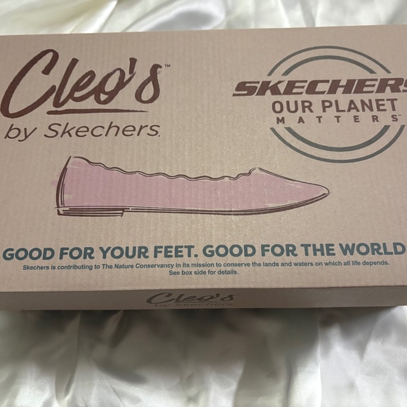 Cleo’s by Sketchers Air-Cooled Memory Foam Lavender Bow Slip-ons. Sz 9.5 - Picture 2 of 5